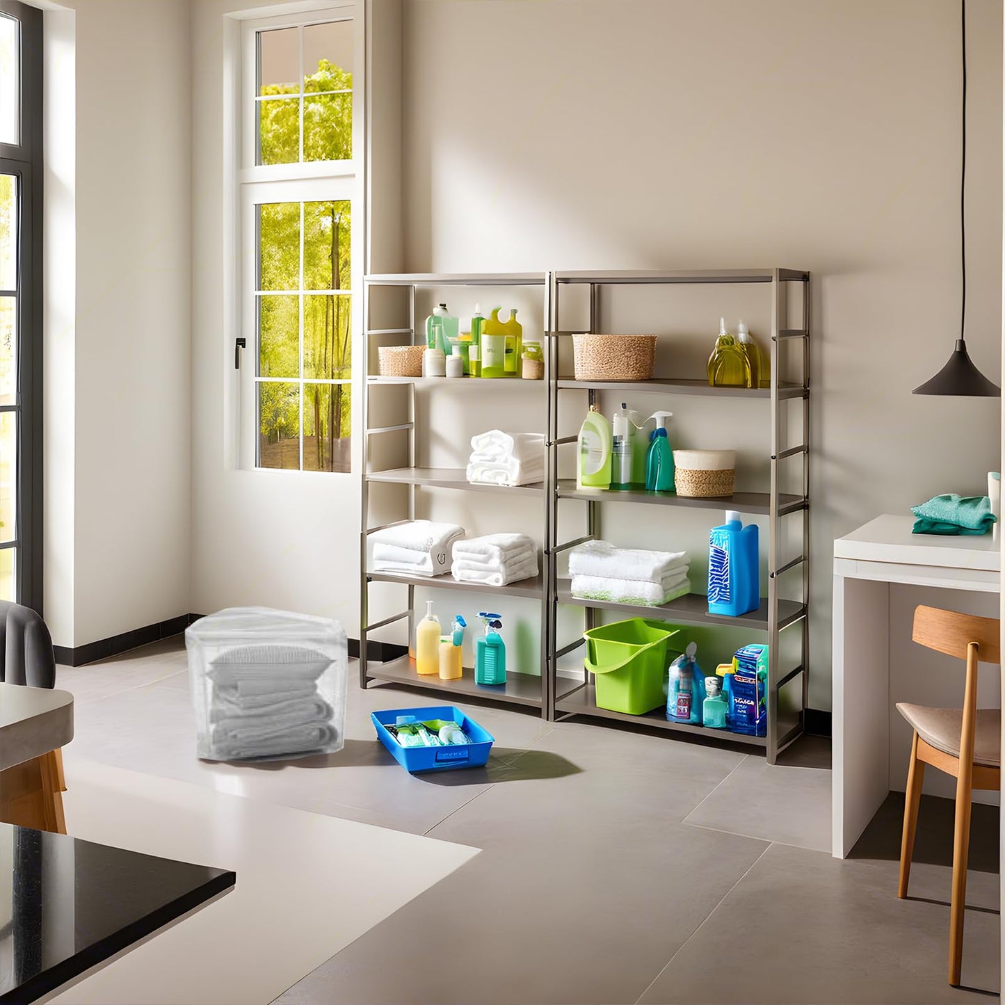 Contenitore Box Multicolor 35x25x15 cm - Organizer Plastica Resistente