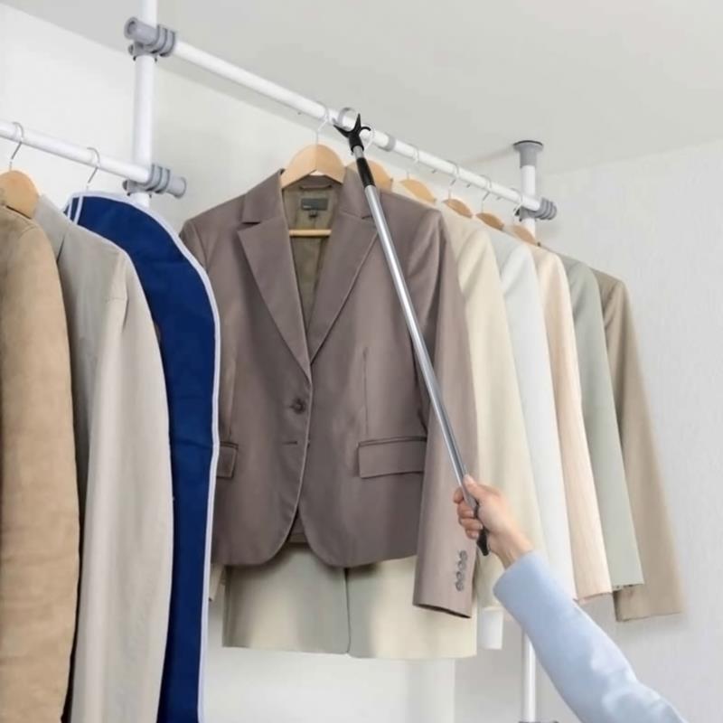 Aluchrome Metal Wardrobe Rod, 150 cm