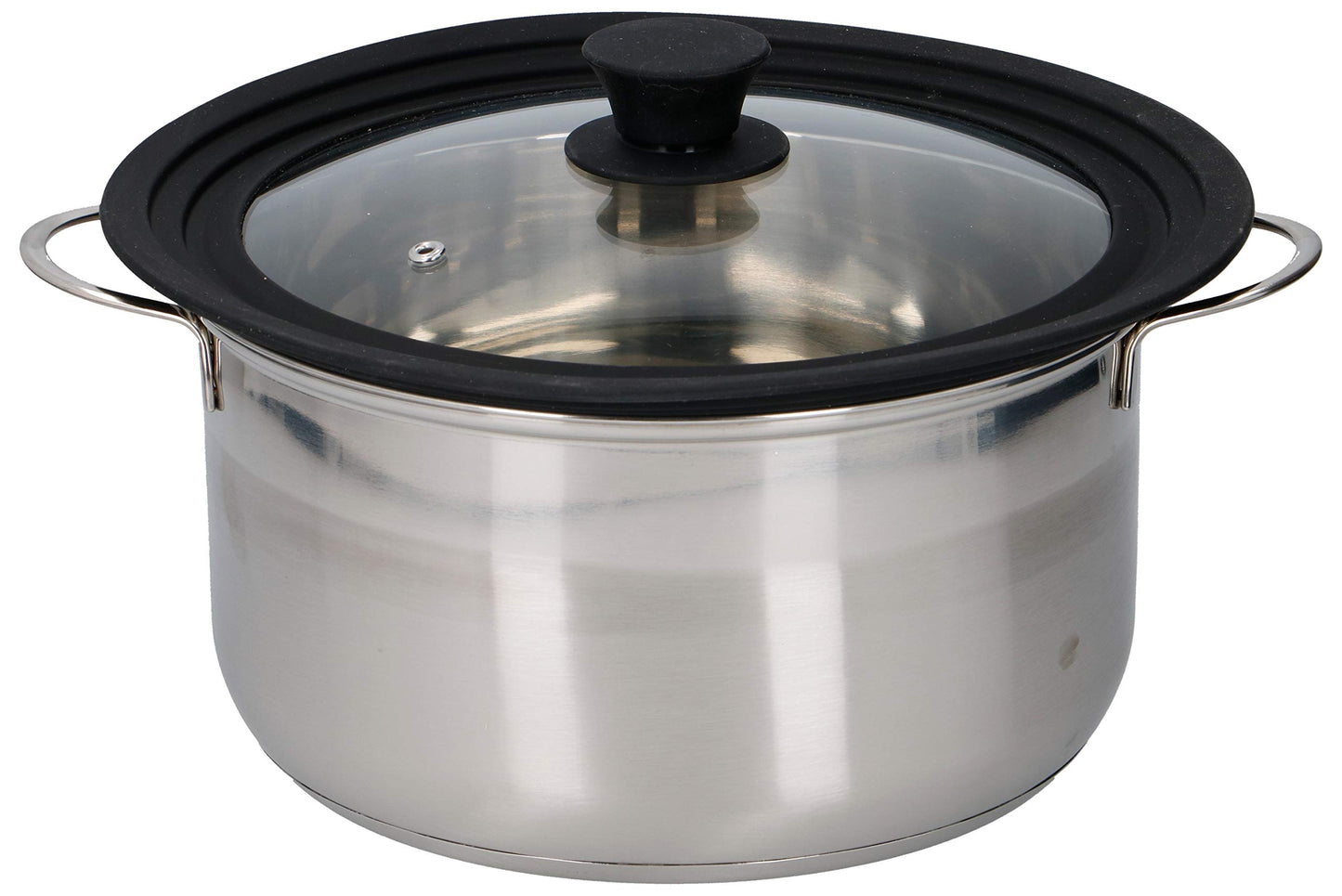 alpina Universal Lid - Silicone Lid for Pots - Universal Silicone Lid - Pan Lids 24 cm/26 cm/28 cm - Universal Lids for Pots