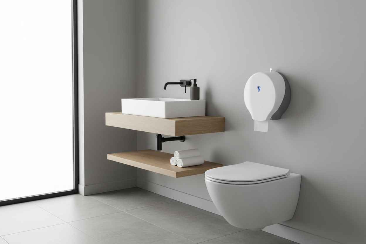 Bagno ristorante contemporaneo