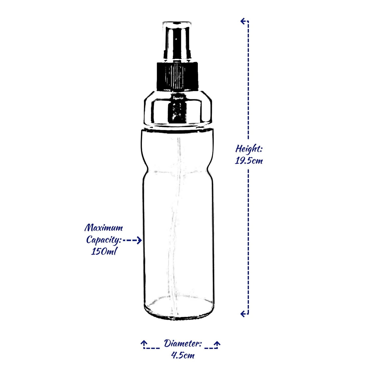 Olive Oil Spray Bottle, Olive Oil Dispenser, 150ml Glass Spray Bottle for Kitchen Air Fryer, Portable Stainless Steel Kitchen Vinegar Sprayer for Salad,