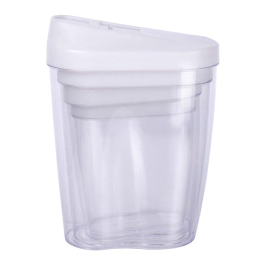 Set di 4 pezzi di contenitore contenitore con dispenser di alpina, bianco, nero, grigio