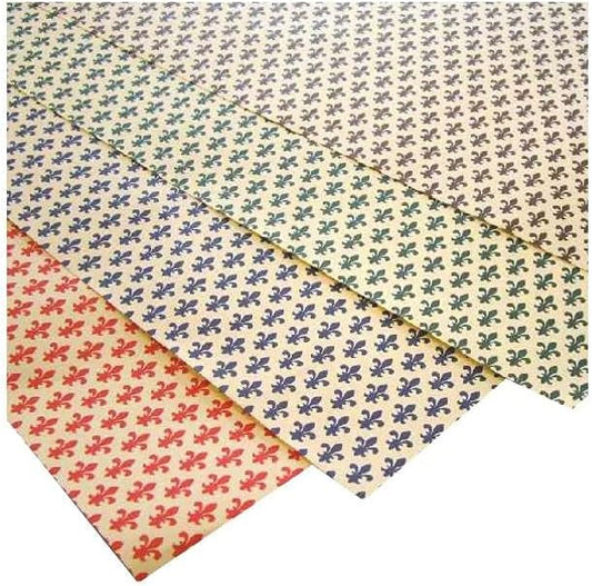 Washable paper roll for drawers, 50cm x 5m, Florentine Lily design