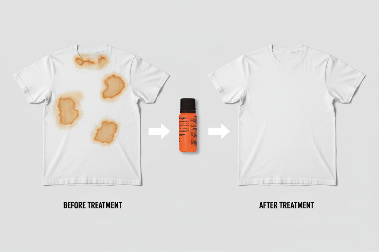 Confronto prima e dopo rimozione ruggine