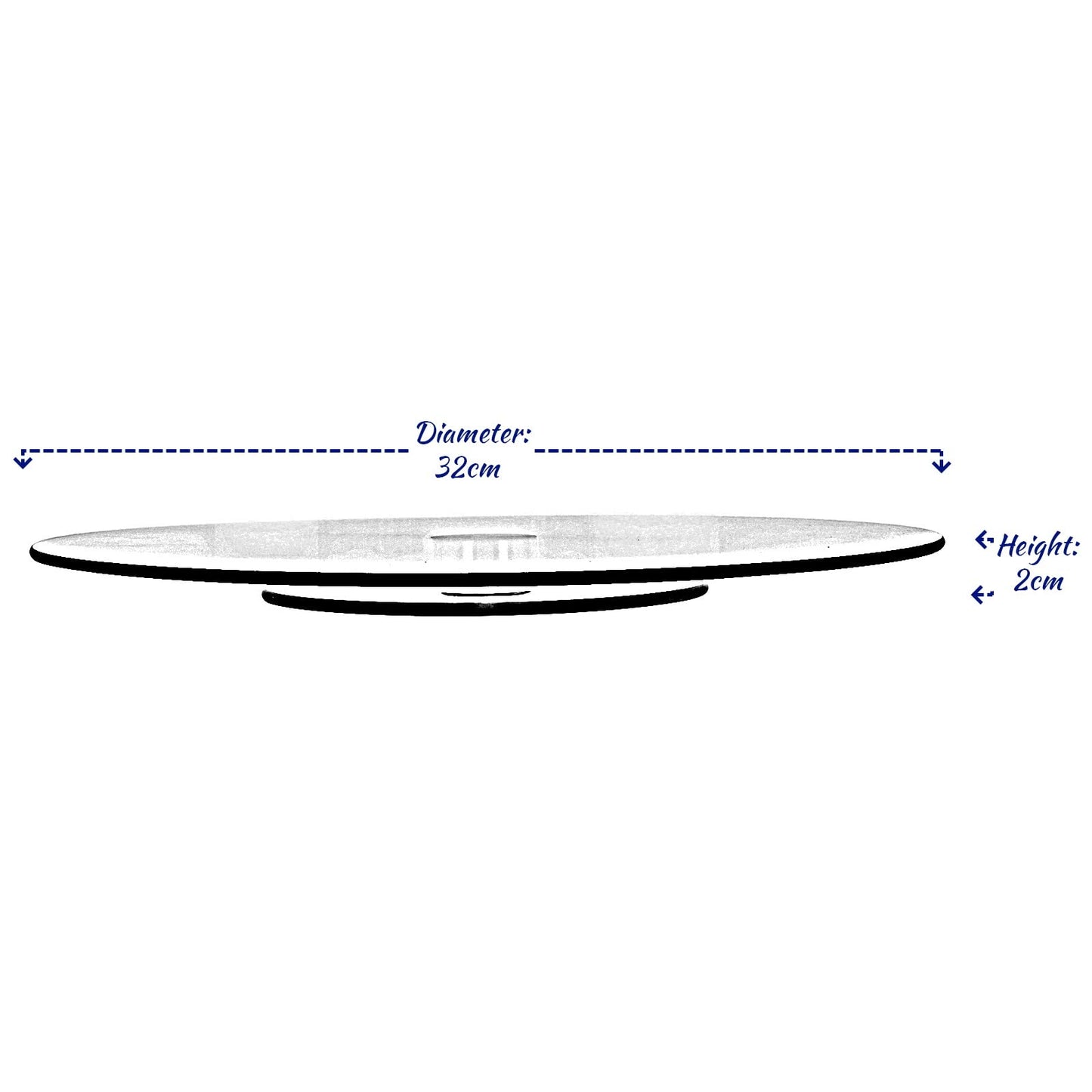 Alpina - Glass Turntable 16.2/32.2cmx1.6cm