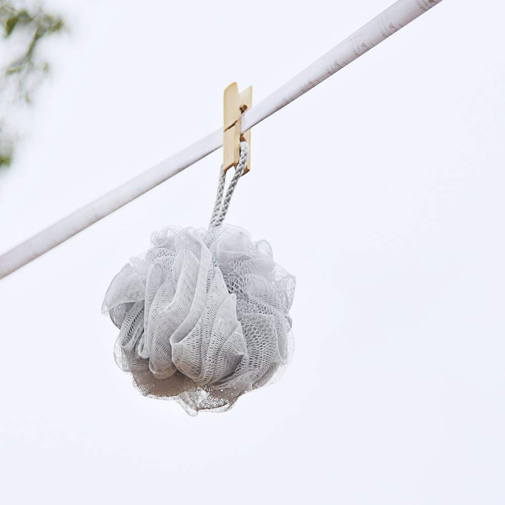 Spugne da Bagno Esfolianti a Rete - Set 8 Pezzi Pouf Doccia Colorati