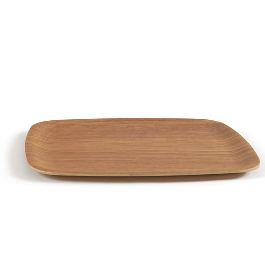 Vassoio antiscivolo in legno frassino 36x28cm