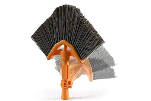 CORNER BRUSH WITH TELESCOPIC HANDLE EXTENDABLE TO 152 CM REACHES EVERY CORNER