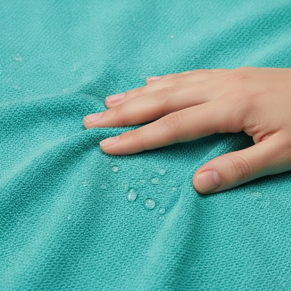 Dettaglio microfibra e assorbenza