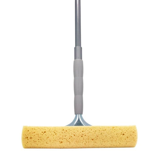 Lavavetri con spugna per lavare e gomma per asciugare 25 cm, ideale per Pulizia efficace e rapida di superfici vetrate