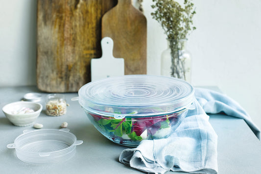 Couvercles en silicone Seal Fresh Collection - Lot de 6 - Tailles variées