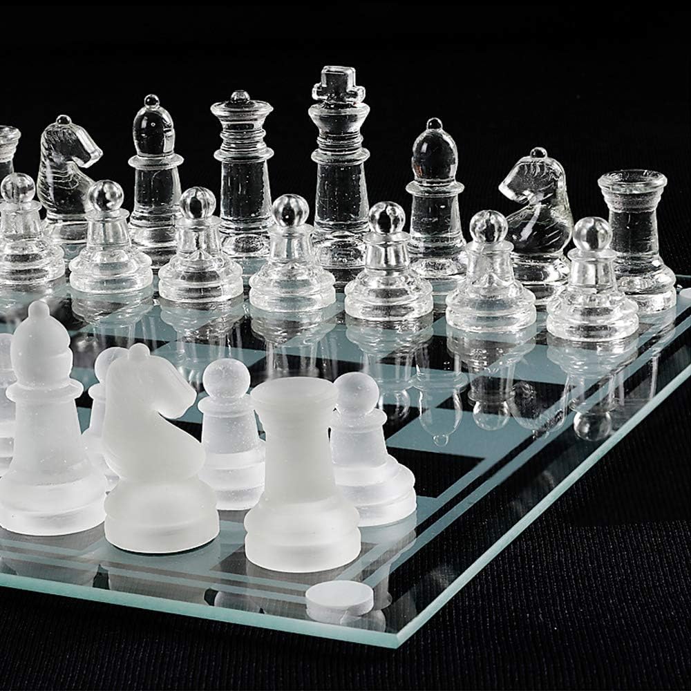 Handcrafted Crystal Glass Chess Set