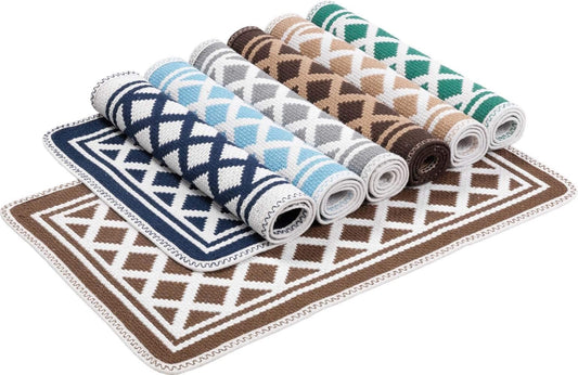 MILORD Multipurpose Cotton Bath Kitchen Rug CM.50X80