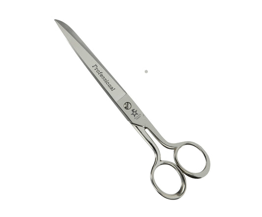 NICKEL-PLATED WORK AND TAILOR'S SCISSORS - MADE IN ITALY