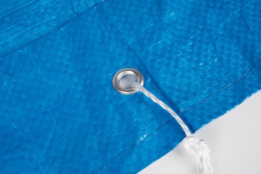 Copertura Piscina Impermeabile 305x204cm - Telo Protettivo UV Resistente Blu