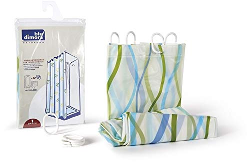 Shower Curtain with 16 GANGI 240X200 CM.