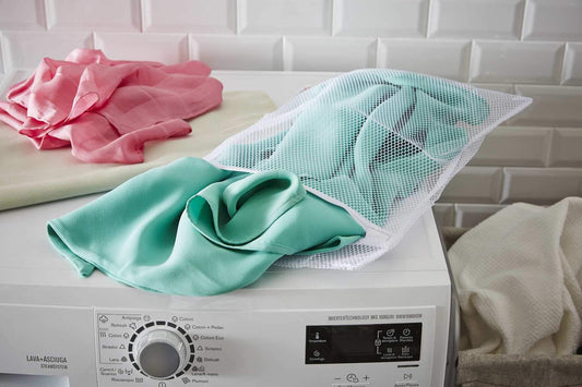 Mesh Laundry Bag, White, 50 x 70 cm