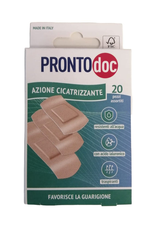 Prontodoc Healing Action Patches, 1 Pack of 20 Mixed Patches