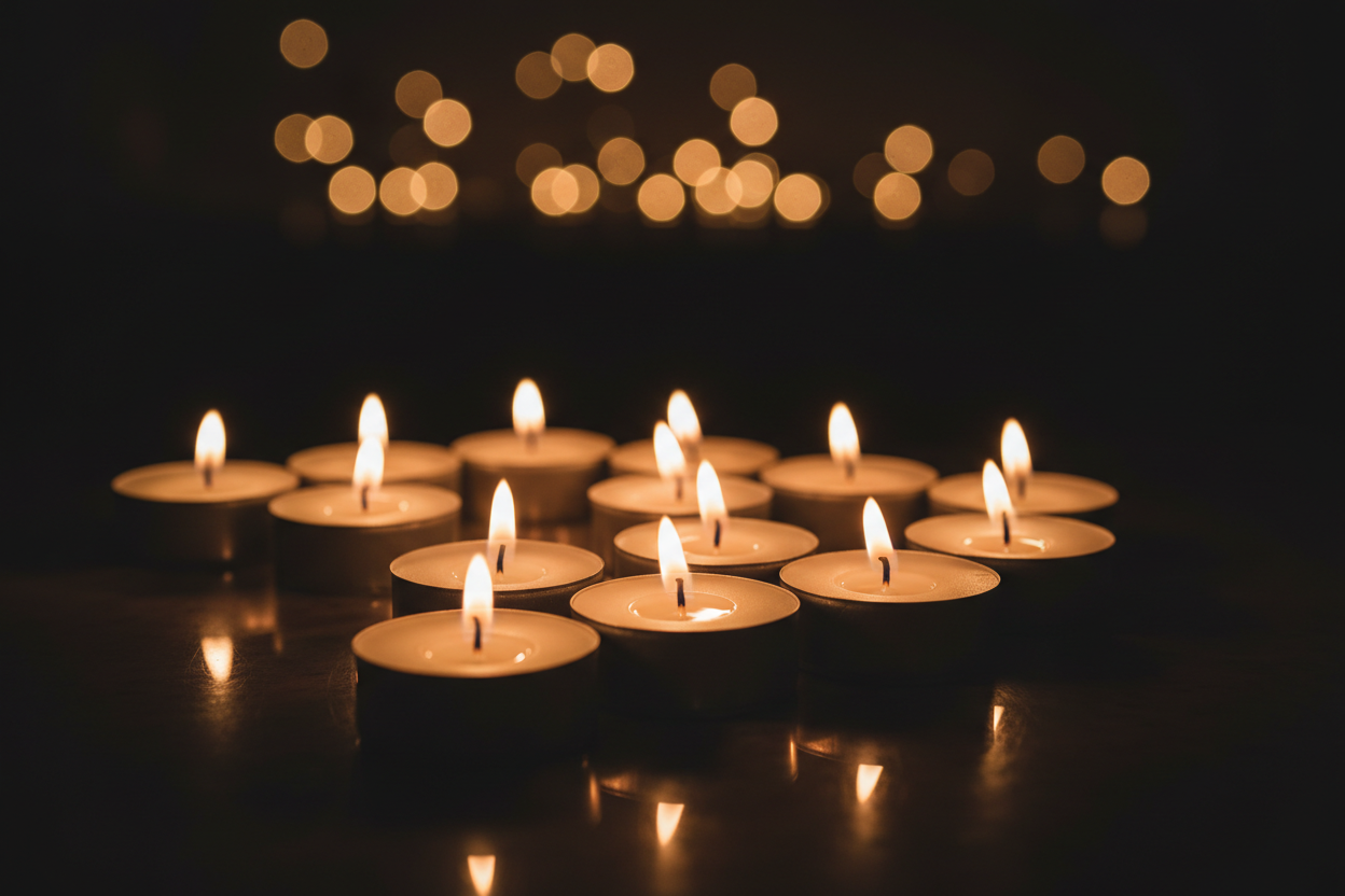 Gruppo lumini accesi