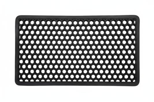 Zerbino in Gomma Naturale Trama Nido d'Ape - 40x70 cm - Antiscivolo