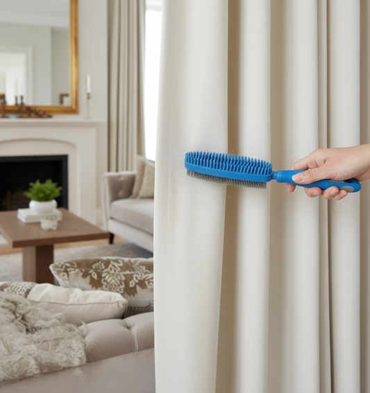 Spazzola Rimuovi Peli Doppio Lato 27cm TPR Lavabile Riutilizzabile