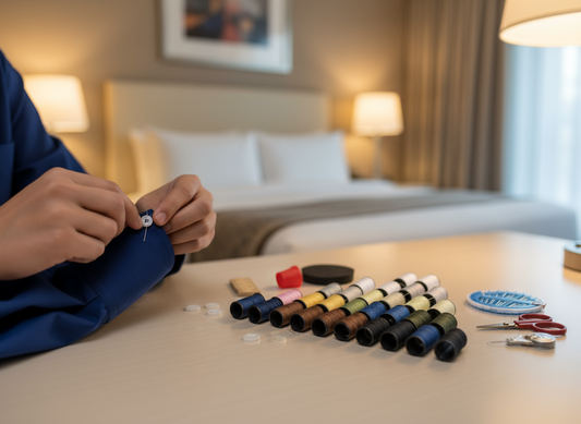 Kit cucito in uso hotel