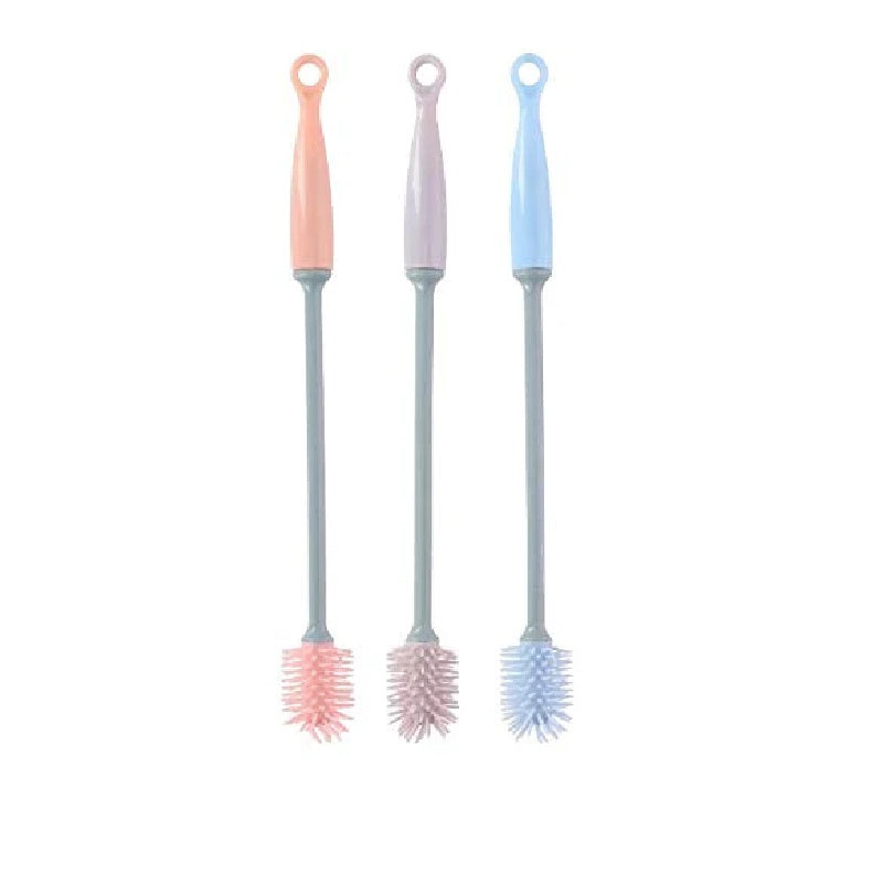 Silicone Cleaning Brushes, Bottle Brush, Sports Washing Bottles, Baby Bottles, Coffee Mugs, Travel Bottles, Kitchen Cleaner, with Long Handle