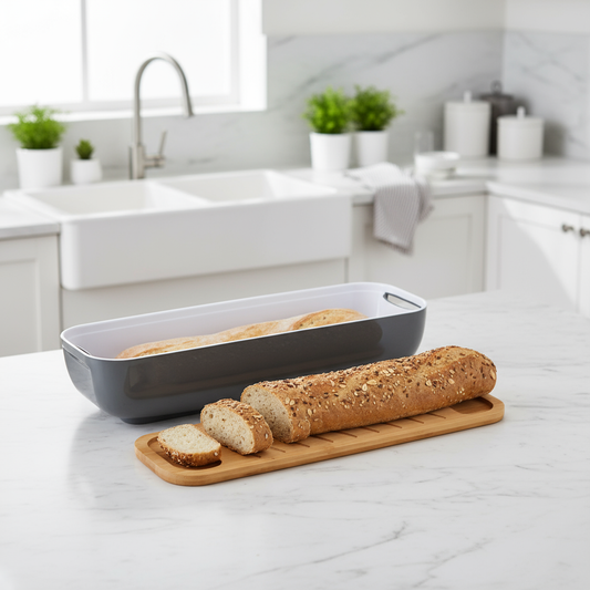 Portapane in cucina moderna