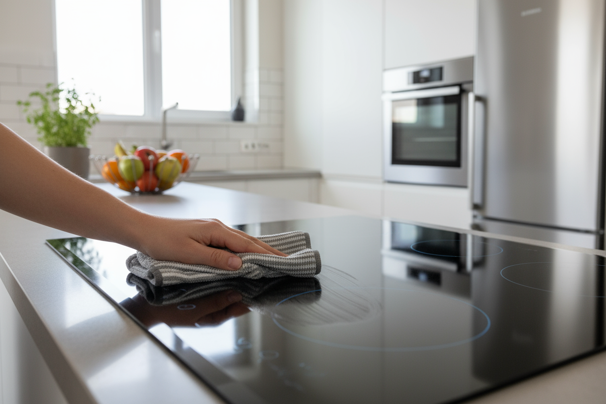 Pulizia piano cottura a induzione