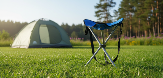 Sgabello in campeggio
