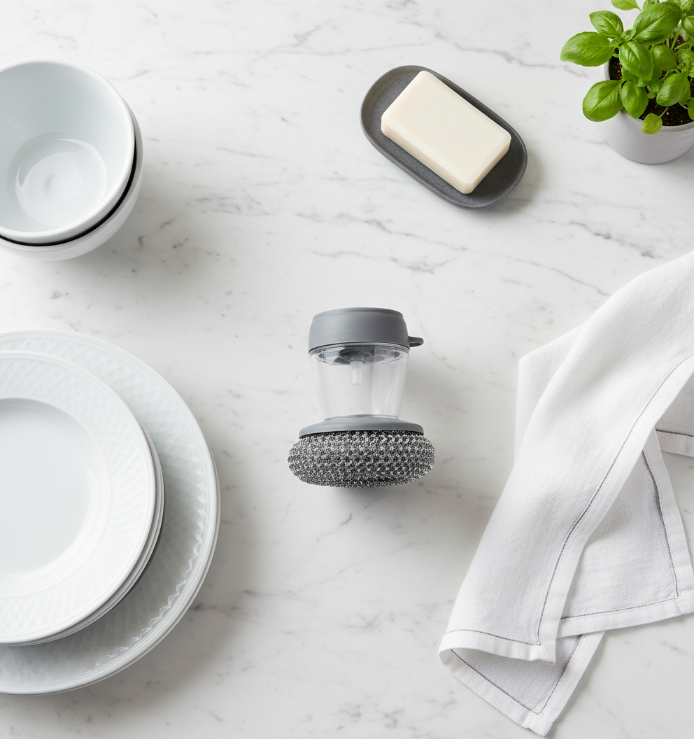 Vista dall'alto su marmo