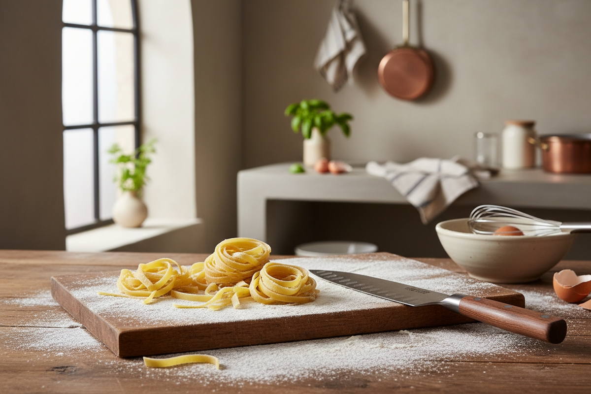 Pasta Fresca all'Uovo Fatta in Casa: La Ricetta Perfetta con gli Strumenti Giusti