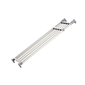 Mensola Estensibile Separatore Armadio  in Acciaio Inox – 72x120cm o 108x190cm