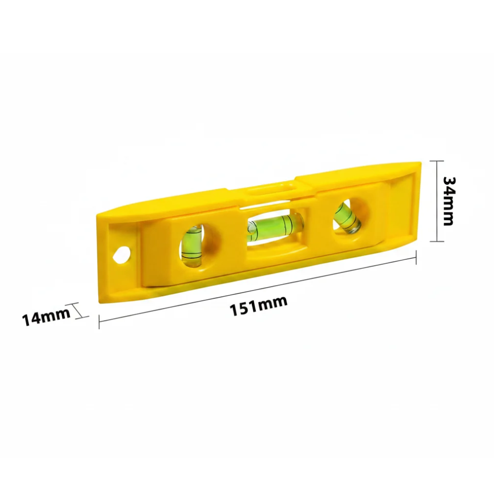 Livella Magnetica Tool-Lab 15 cm – 3 Bolle, Uso a Mani Libere