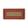 FERCASASHOP® Natural Coconut Doormat Outside Door Entrance Non-Slip Back Mud Scraper Mat MOD. Coconut Edge