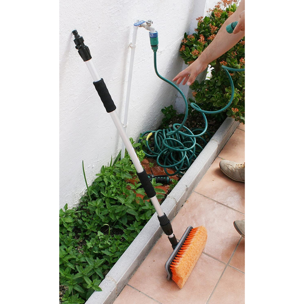 Idrospazzola Telescopica 125-230cm per Lavaggio Auto Camper Camion