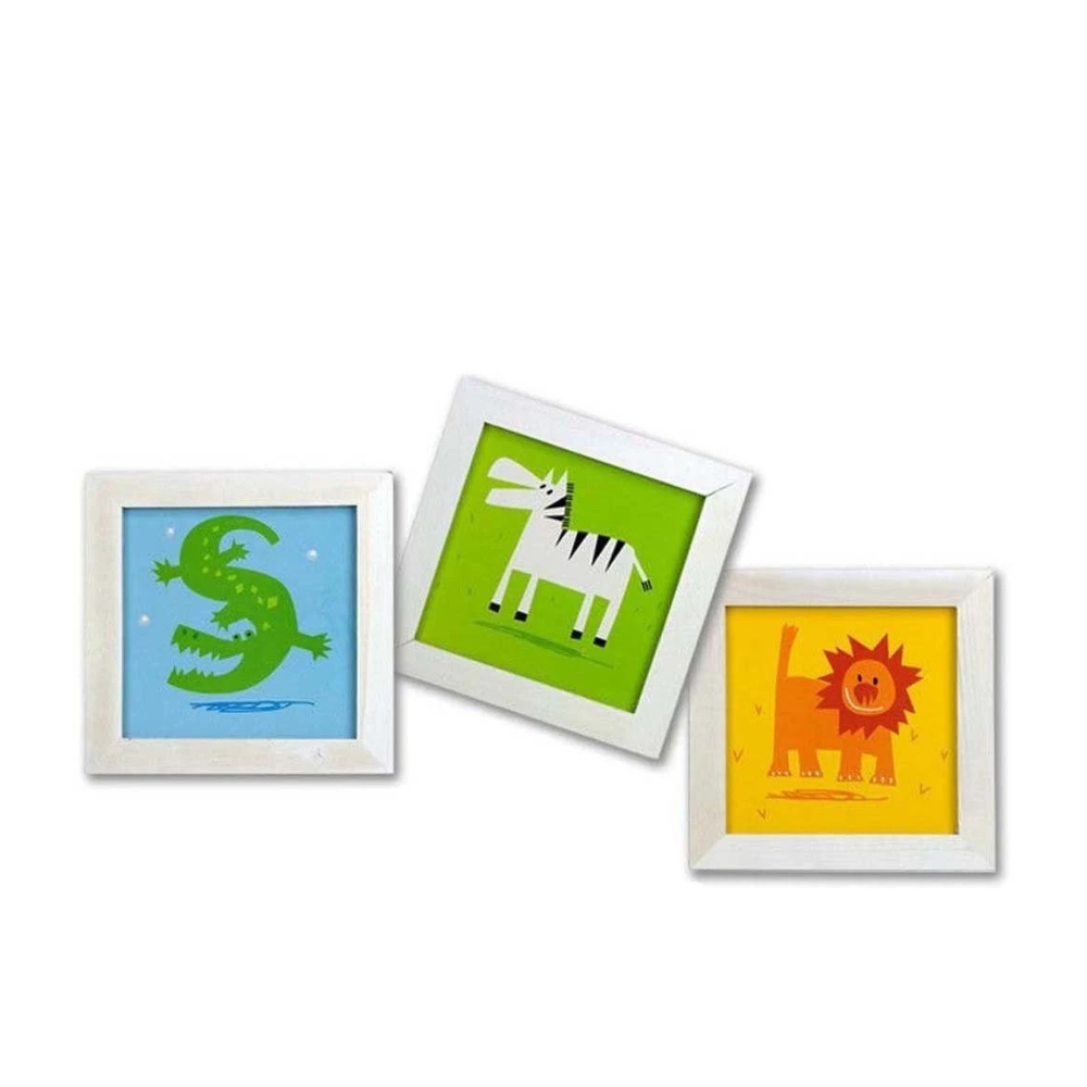 Cornice Multipla 3 Foto Bianca 25x75cm - Design Moderno per Arredare Casa