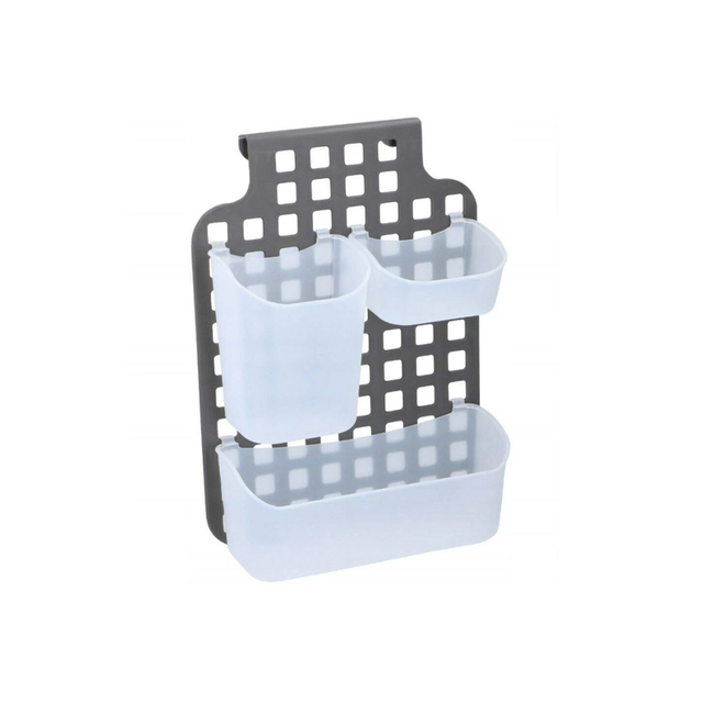 Organizer Porta 3 Scomparti 38x28,5cm Bagno Cucina Anta