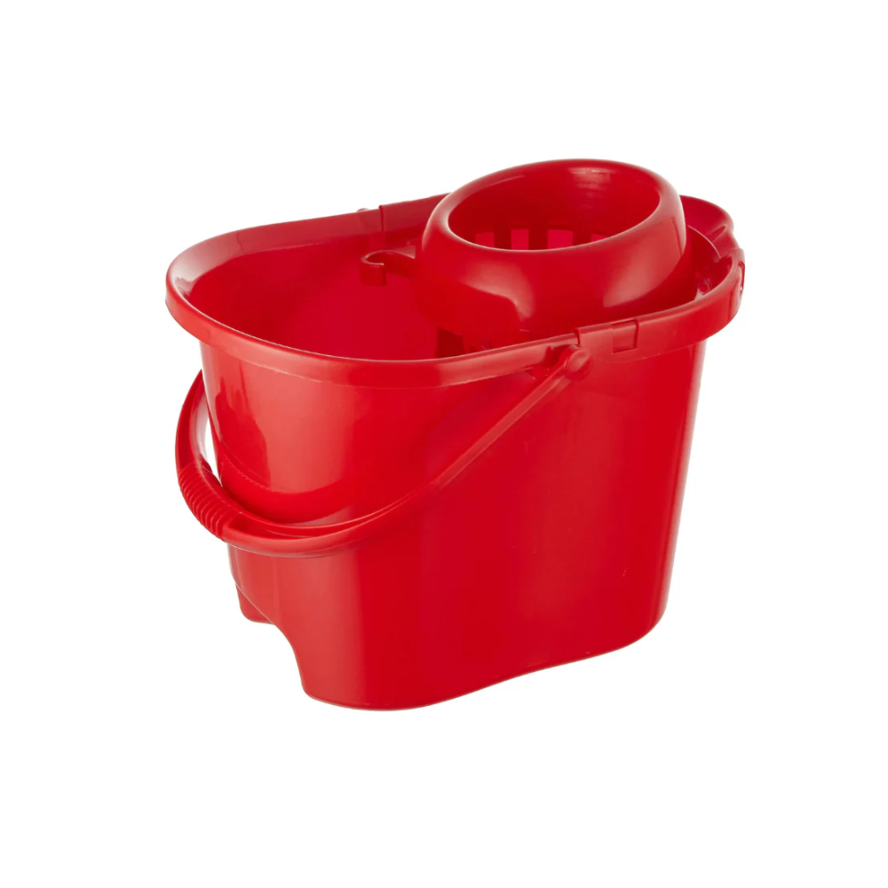 Fercasashop - Seau essoreur en plastique de 15 litres avec essoreuse de 15 litres