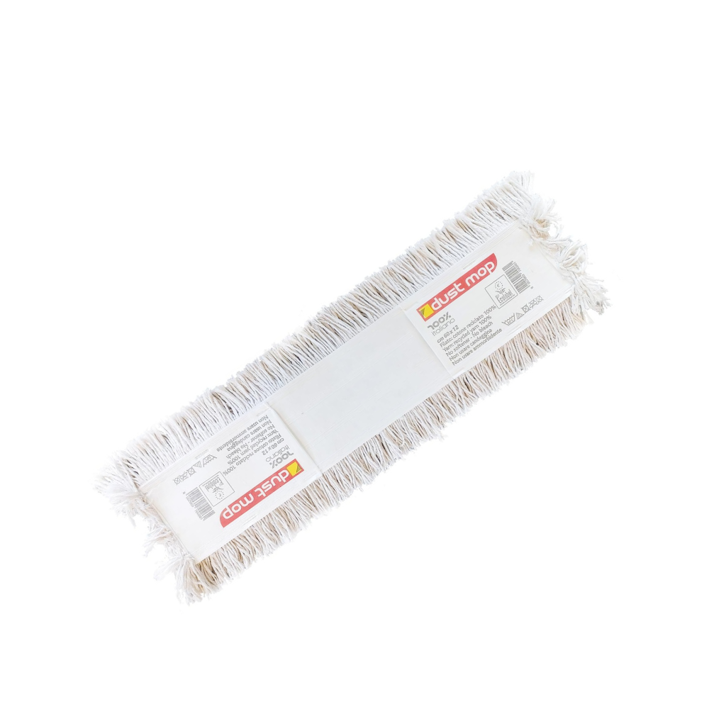 Ricambi Frangia Cotone Doppia Tasca 60 cm – Kit 4 pz | Pulizia Professionale