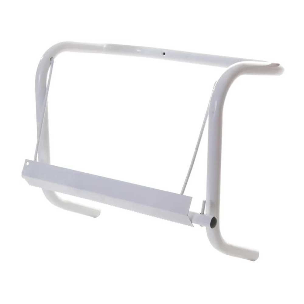 Portarotolo Industriale Parete 39x42cm Bianco Tagliacarte