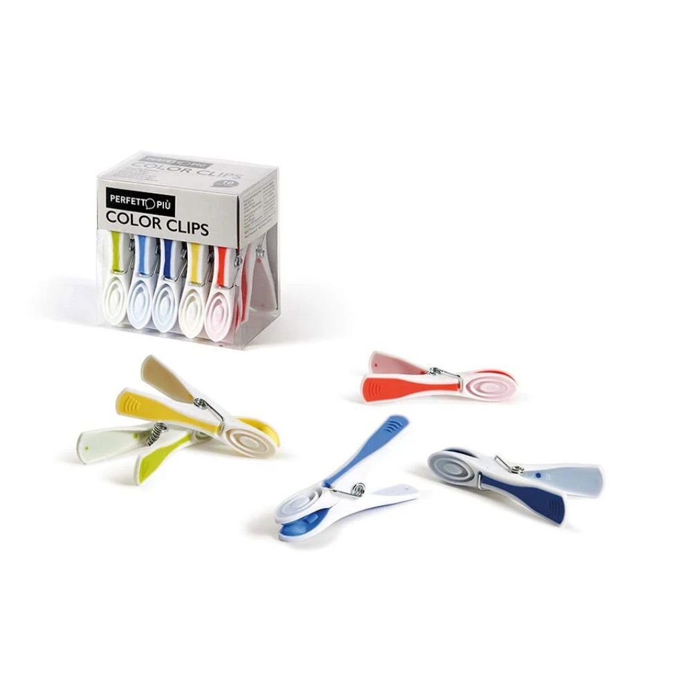 Colorclips Clothes Pegs, 10 pcs, Piu' Line, Ean: 8000957038912