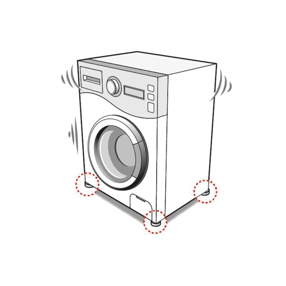 Alpina - Anti-Vibration Feet for Washing Machines - ed24371