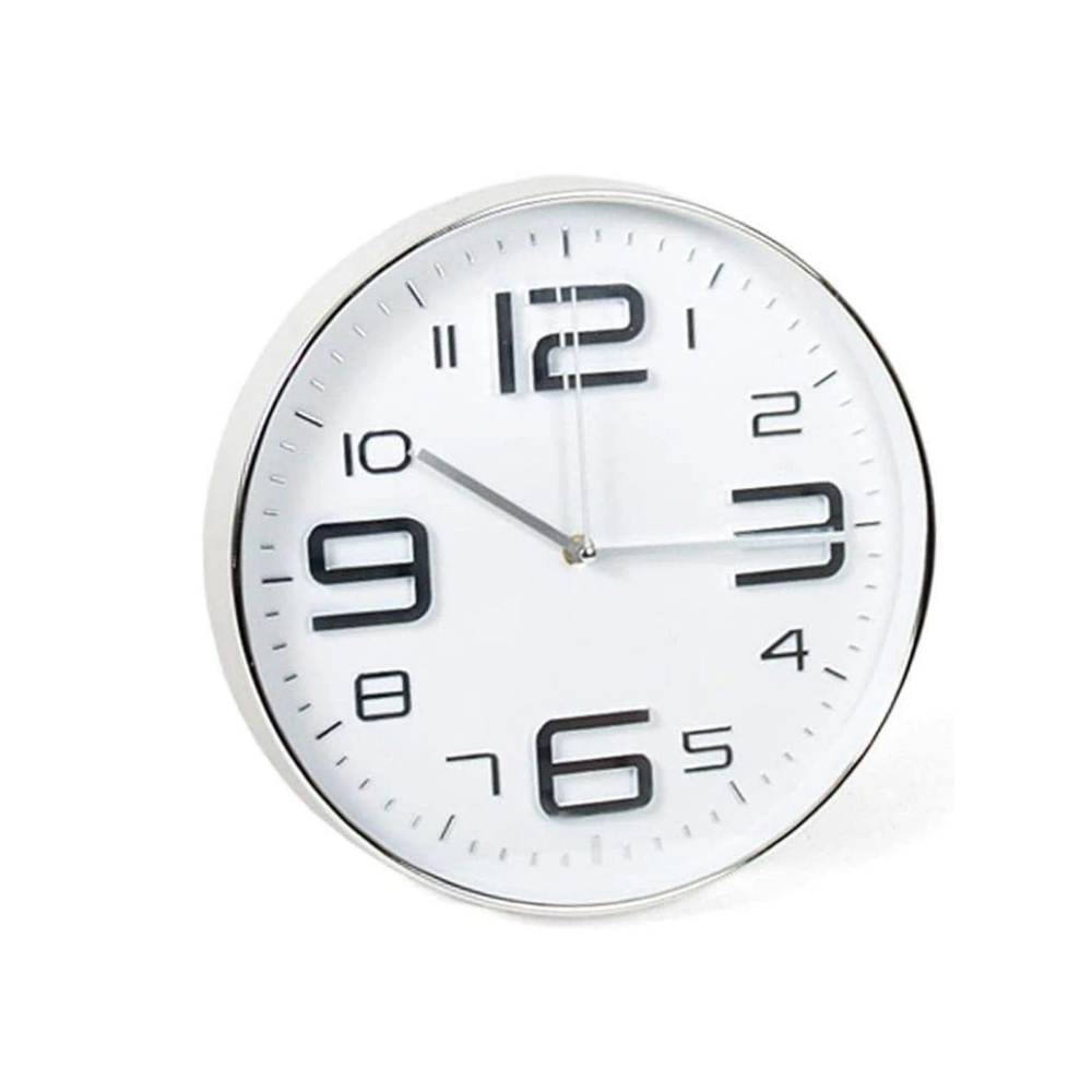 Orologio da Parete Rotondo Design Elegante 30,5 cm