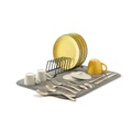 MICROFIBER DISH DRAINER cm. 40x50 + 9-place grid