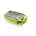 Grattugia Formaggio Inox con Cassetto Raccoglitore Cucina