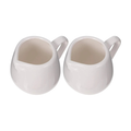 Brocca Latte Porcellana Bianca Set 2 Pz – 13x9,5 cm