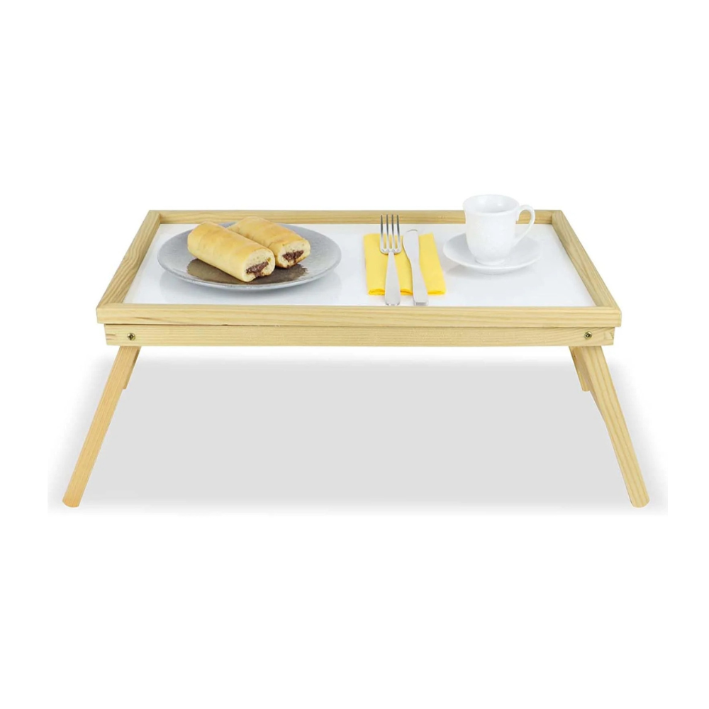 Vassoio Letto Pieghevole Bambù 50x31cm - Colazione