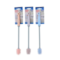 Spazzola per Bottiglie in Silicone 29 cm - Testa Rotonda Multiuso