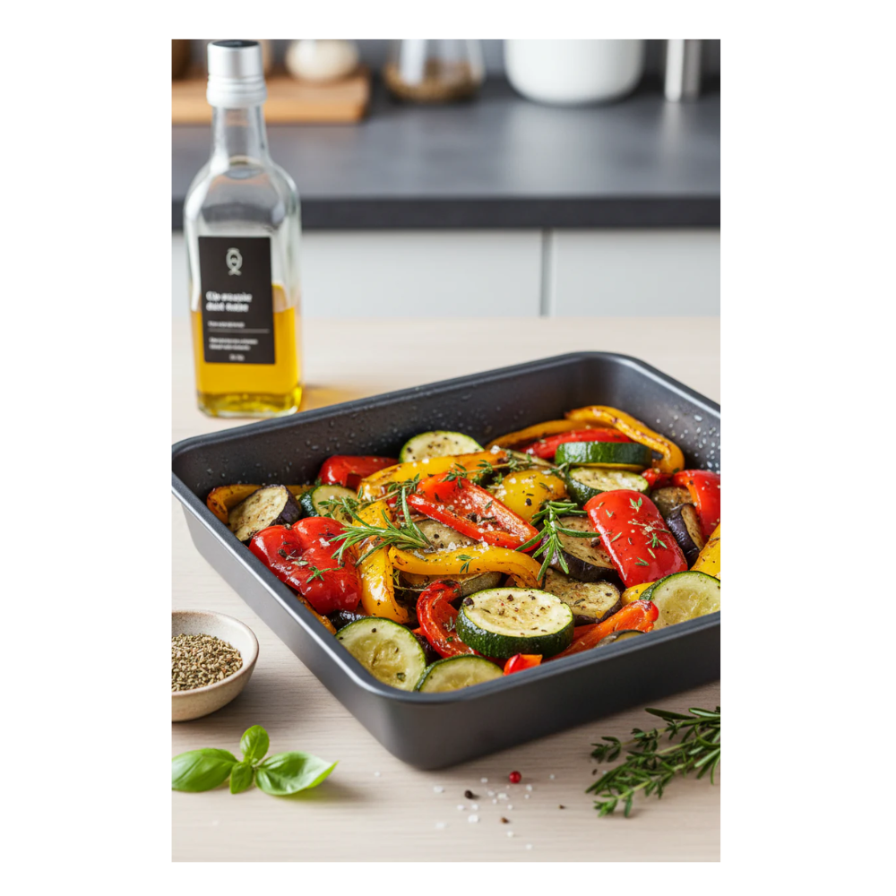 Teglia Quadrata Sfornatutto 35x35cm Antiaderente Multiuso
